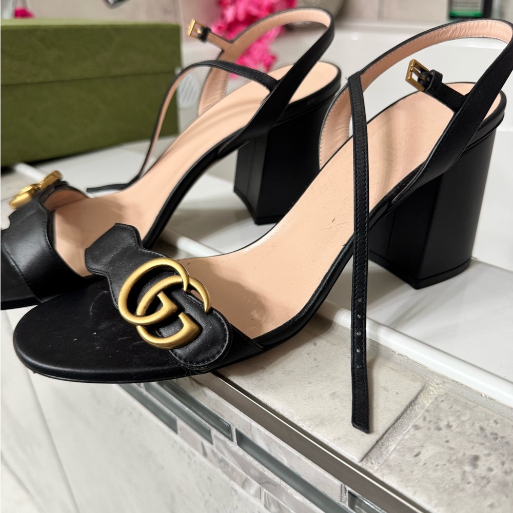 Gucci Marmont Leather Block Heel Sandal
SALE!!! Closet Clean Out Price - Picture 2 of 13